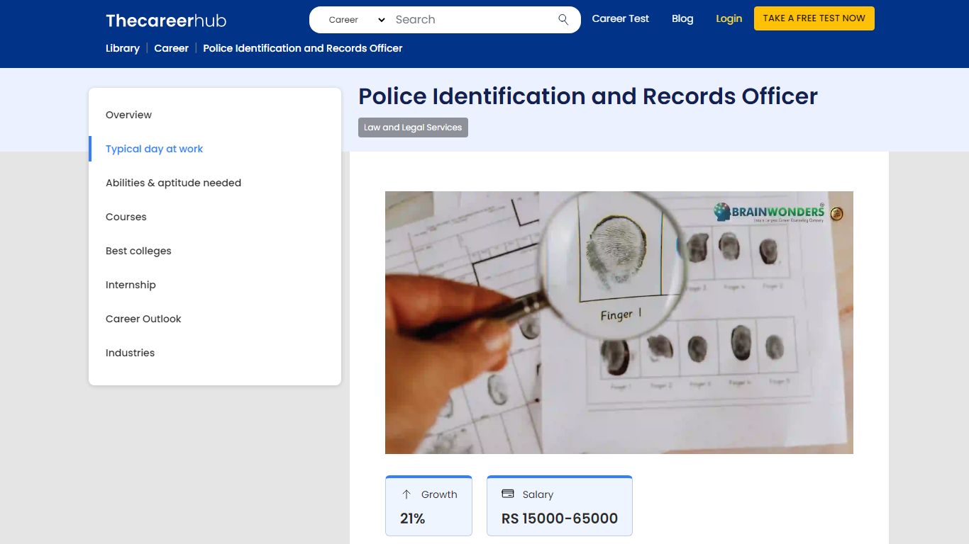 Police Identification and Records Officer Career, Salary, Meaning ...